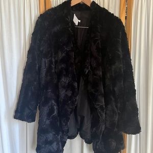 BB Dakota Black Fur Jacket